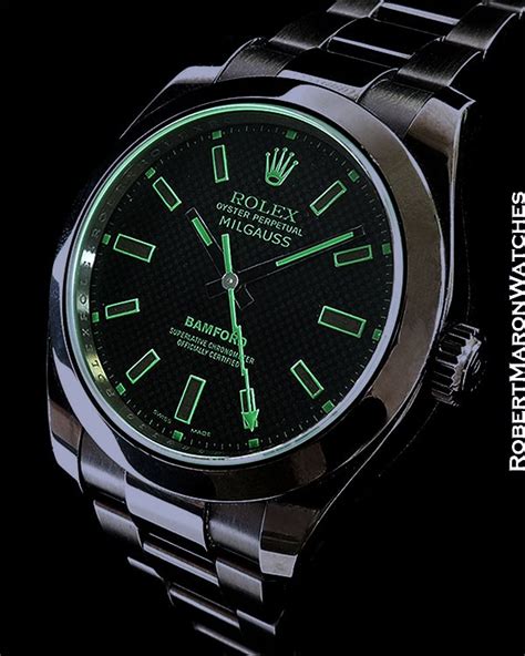 rolex milgauss bamford|vintage rolex milgauss price.